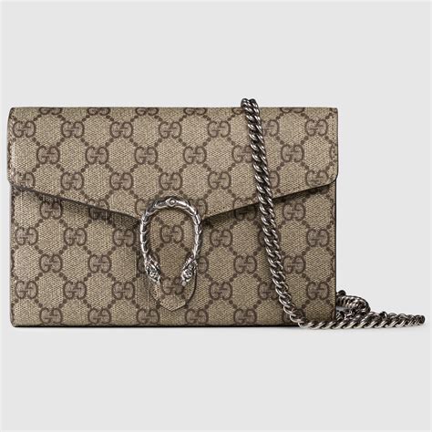 gucci chain wallet dionysus|gucci signature wallet on chain.